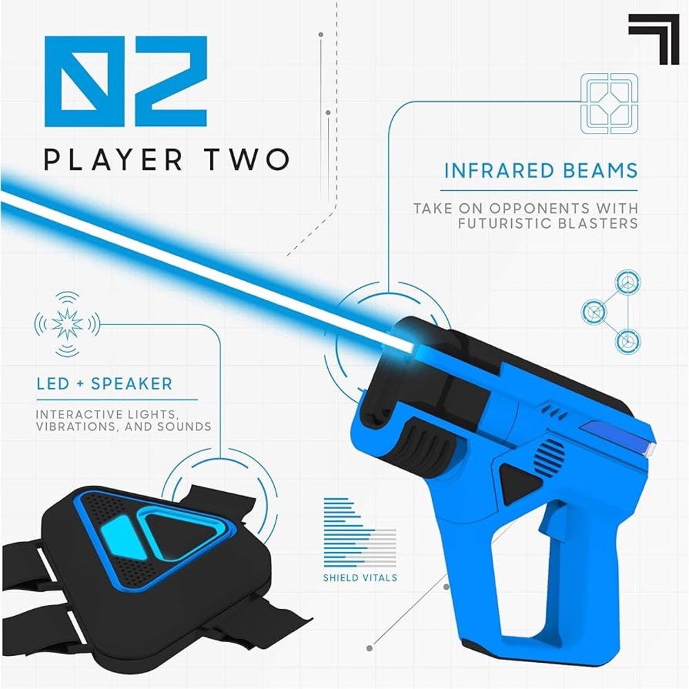 2-Pack of Blaster Guns & Armor Vests, Kids & Adults, Indoor/ Outdoor Battle Game - Picture 5 of 7
